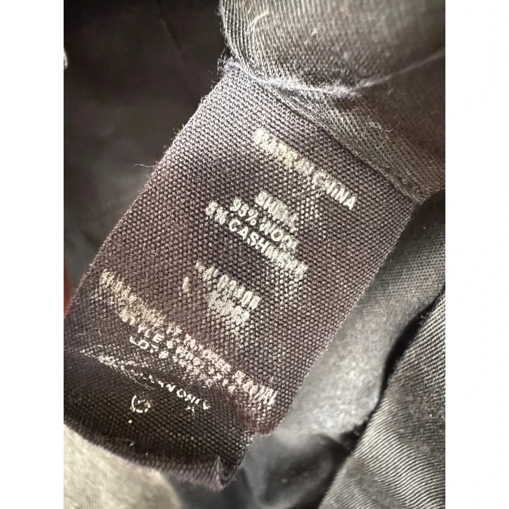 Theory Wool Cashmere Blend Trousers Size 31 Gray Brown Slim Business Pants